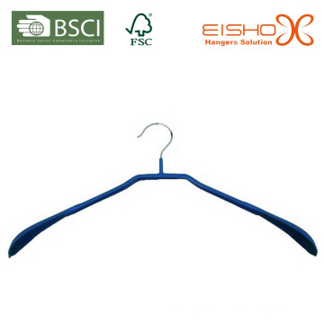 Eisho especial de diseño de PVC recubierto de metal de ropa colgador